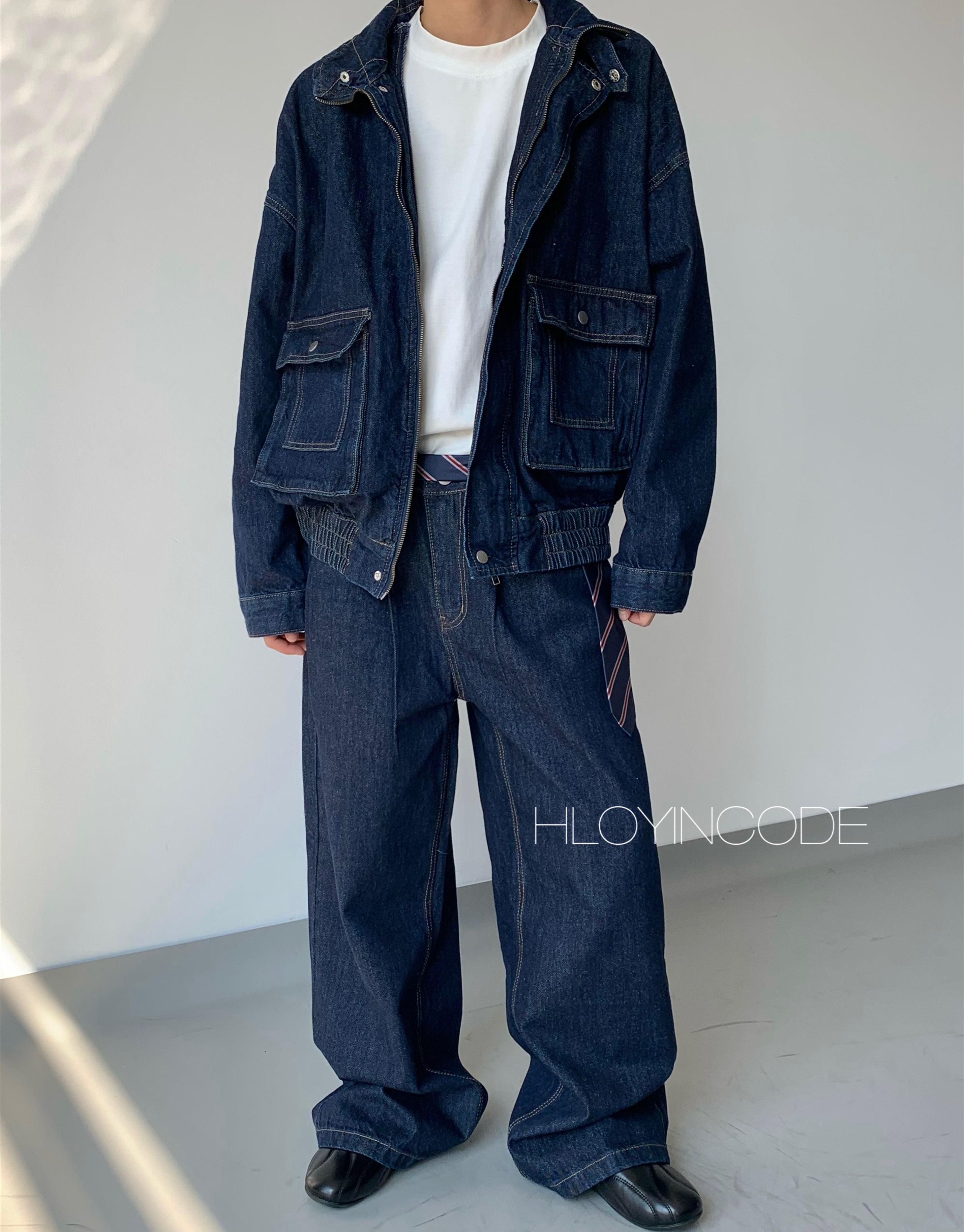 DENIM JACKET INDIGO WASH