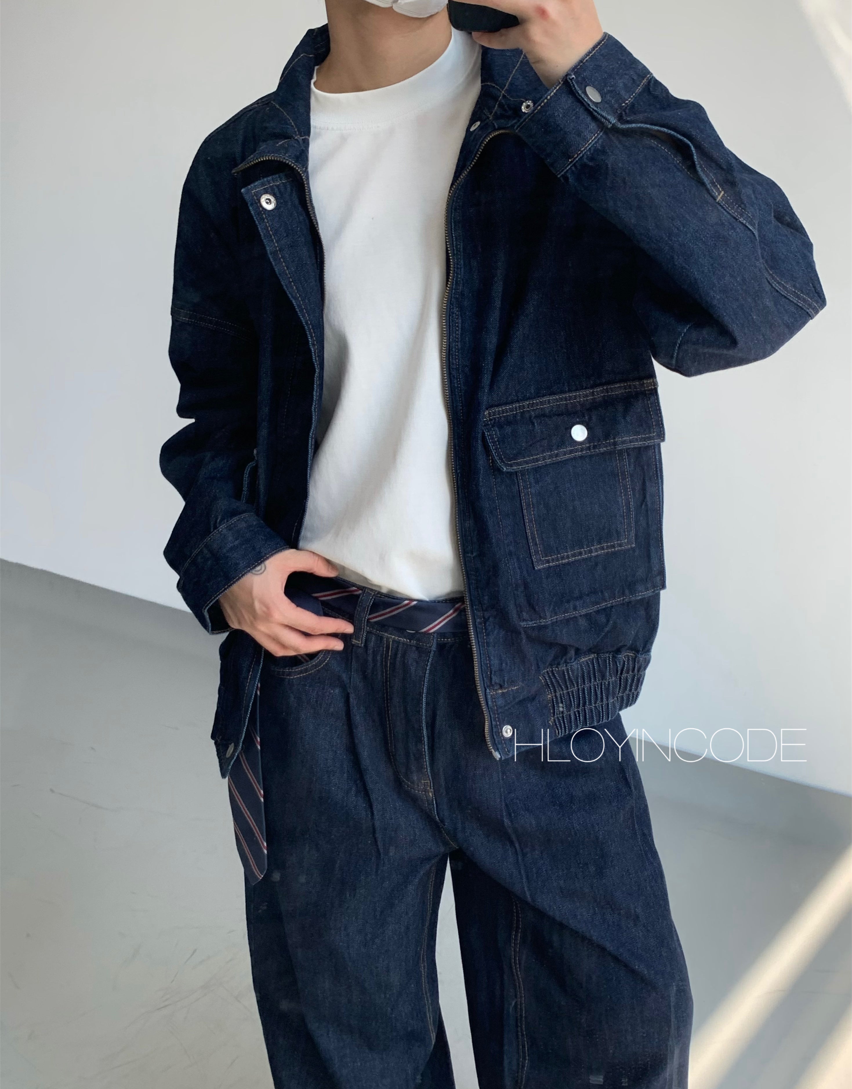 DENIM JACKET INDIGO WASH