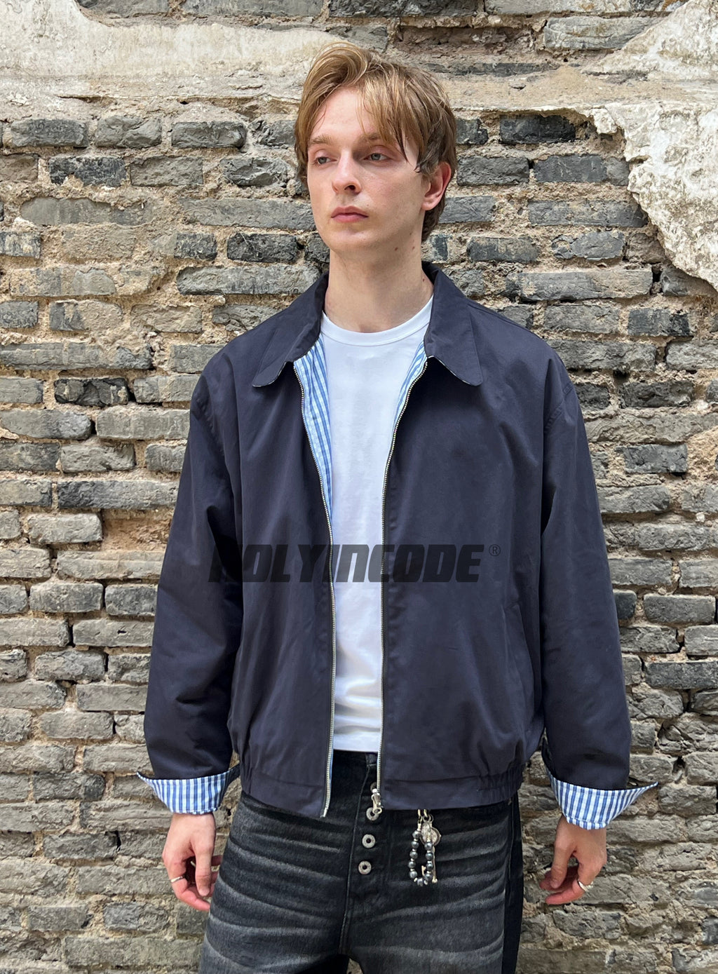 REVERSEABLE HARRINGTON JACKET